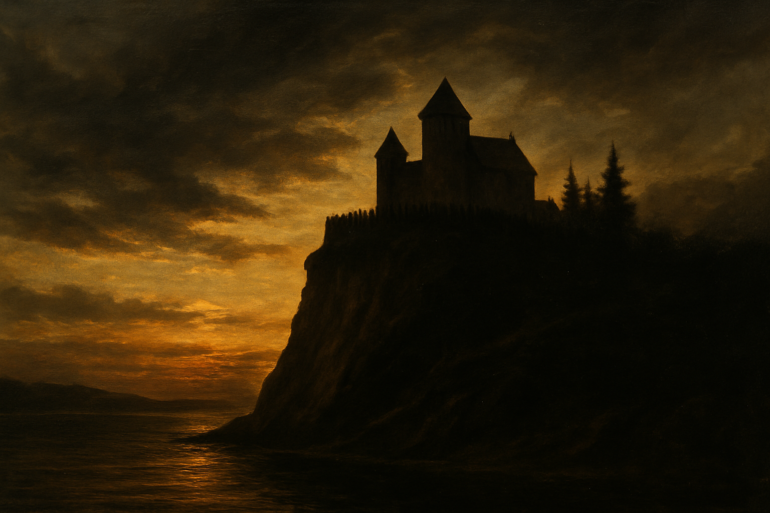 Dusk silhouette mood piece of Connowedit